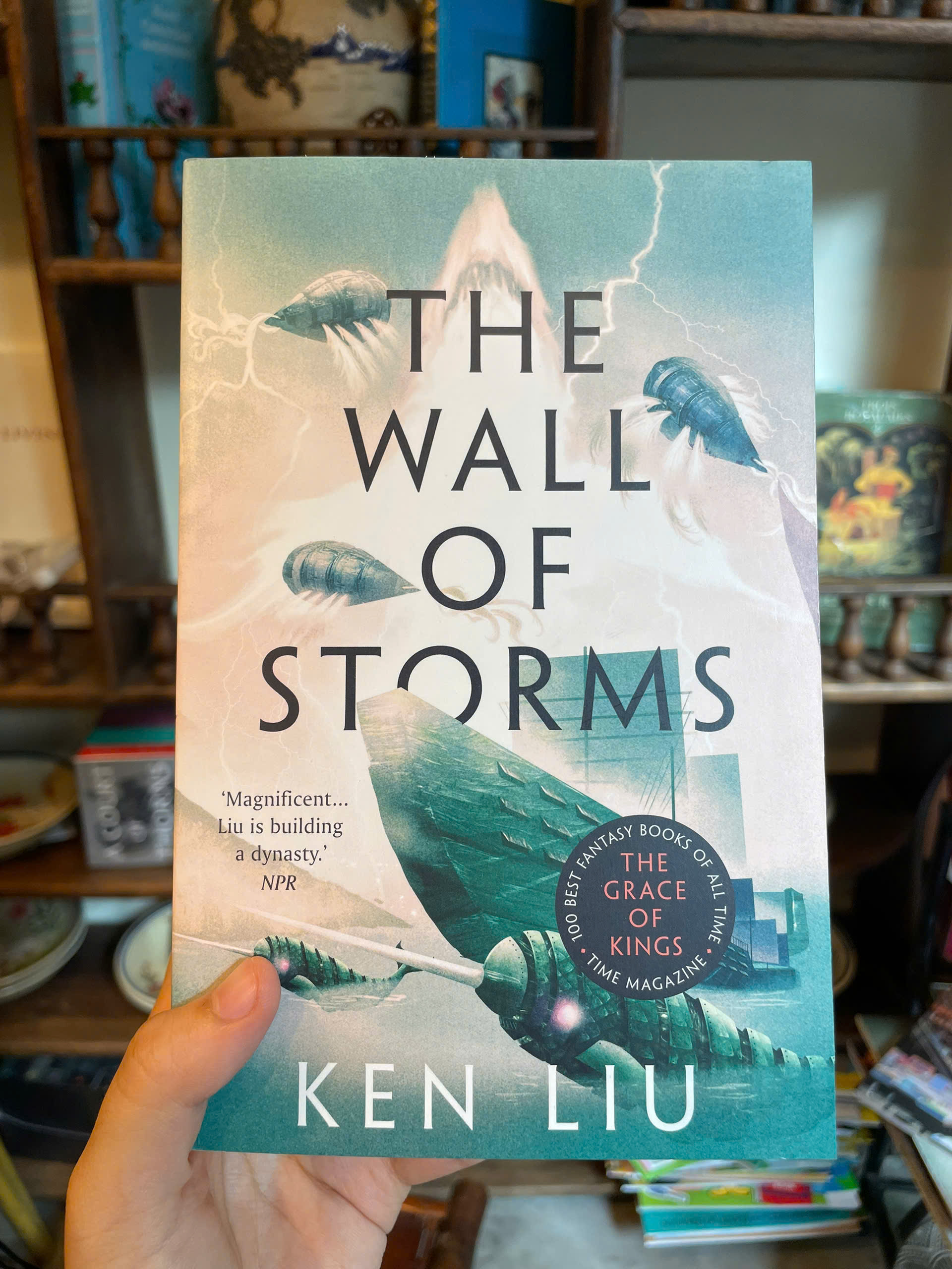 Sách - The Wall of Storms (Book #2 from the series The Dandelion Dynasty) by Ken Liu / Ngoại văn