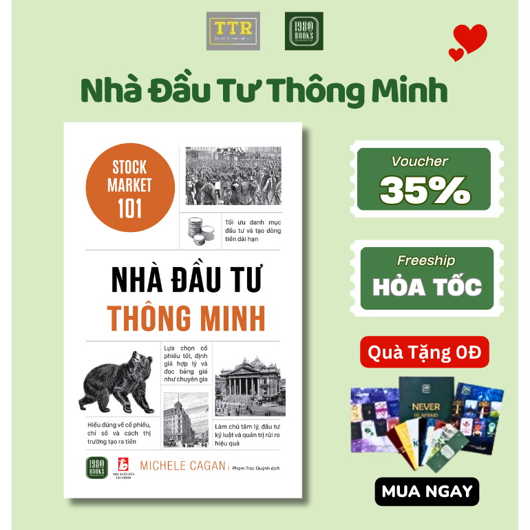 Sách - STOCK MARKET 101: Nhà Đầu Tư Thông Minh - TTRHN