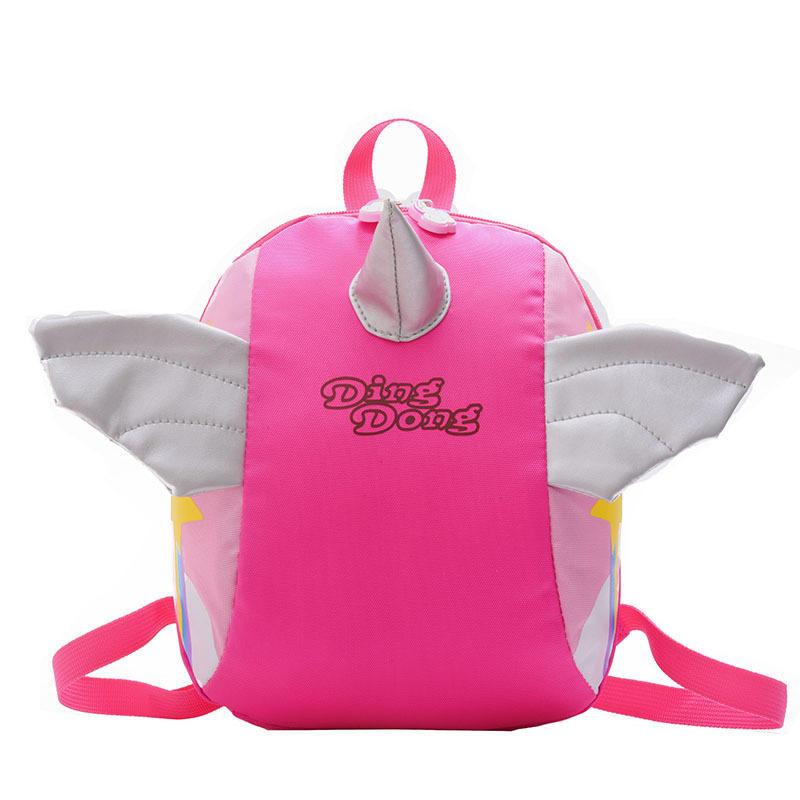 Chống Mất Thiết Kế Trẻ Em Ba Lô Nylon Hoạt Hình Trẻ Em Học Túi Tập Đi Trẻ Em Túi Mẫu Giáo Bé Gái Bé Trai Ba Lô Cho 2-6Y