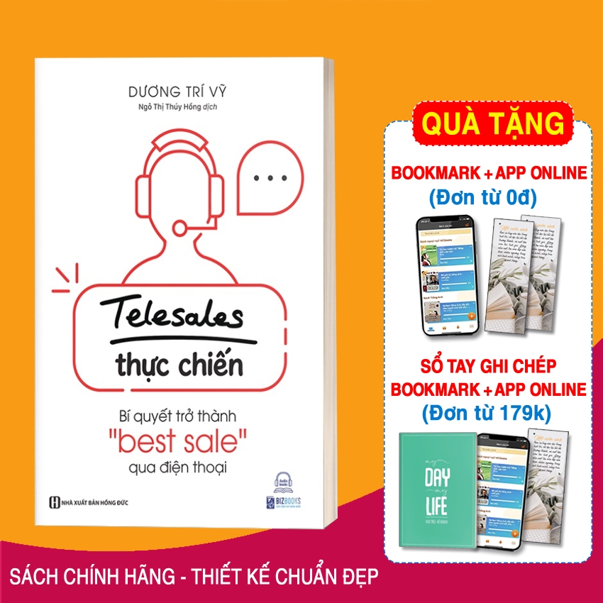 Sách Telesale Thực Chiến Bí Quyết Trở Thành Bestsale Qua Điện Thoại