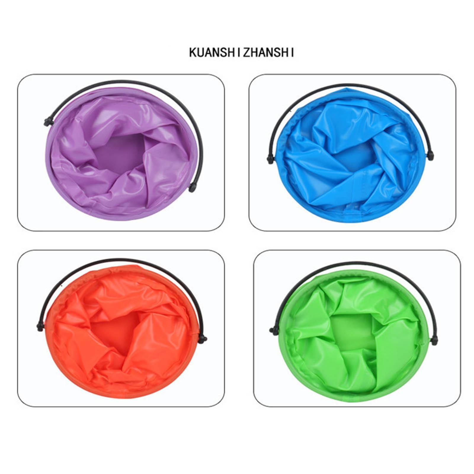 Multifunctional Collapsible Bucket Wash Basin for Backpacking Camping Hiking