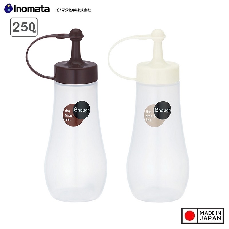 Chai đựng nước sốt Inomata Enough 250ml (S) - Hàng nội địa Nhật Bản nhập khẩu chính hãng