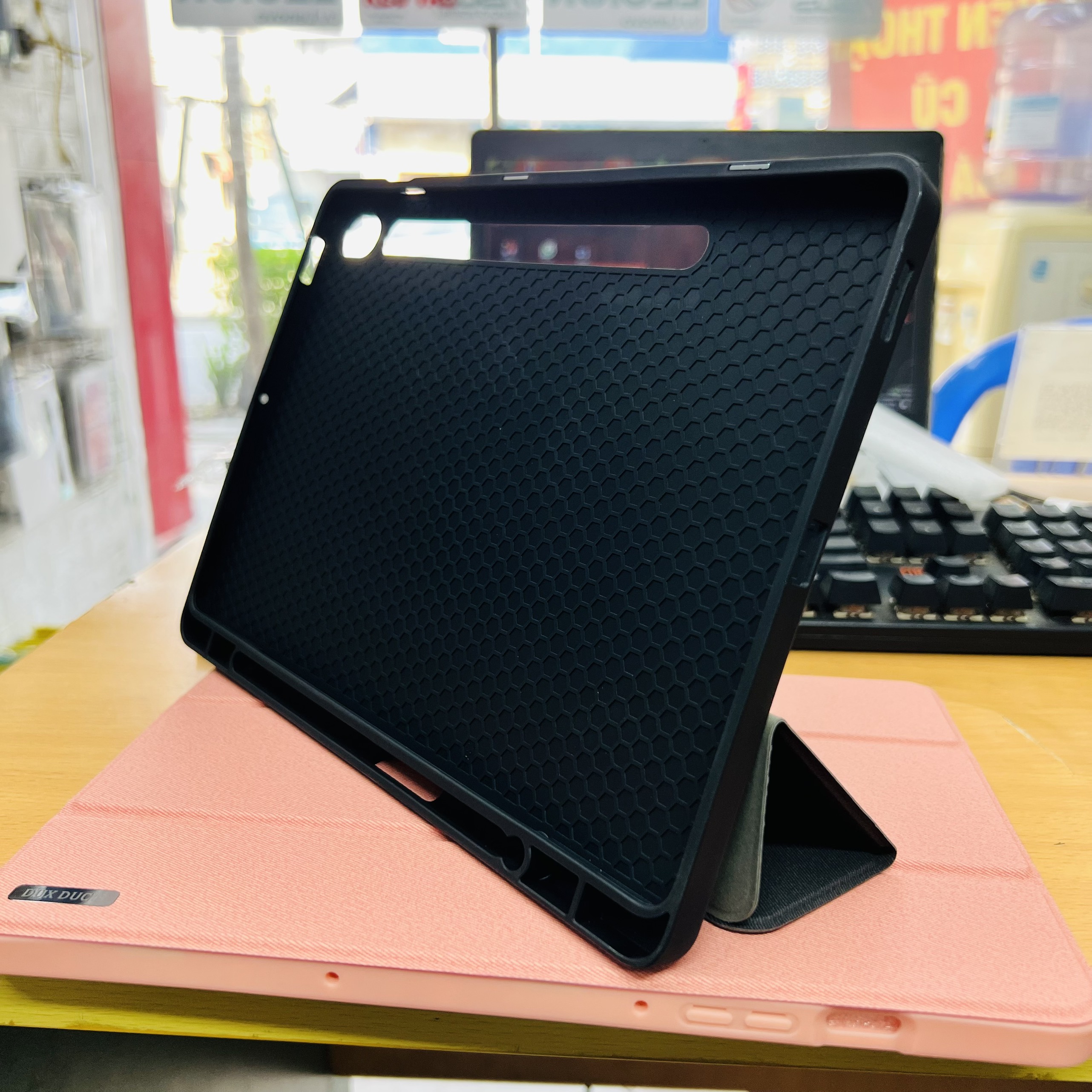 Bao da chống sốc có ngăn bút cho SamSung Galaxy Tab S9 chính hãng Dux Ducis Domo - Hàng chính hãng