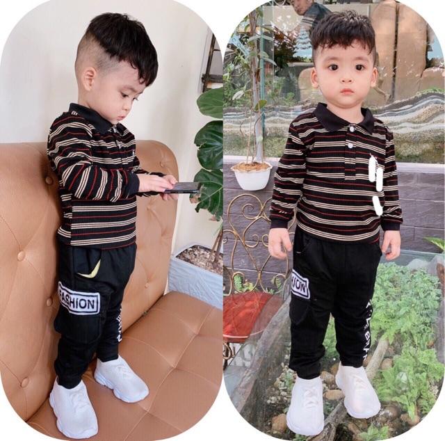 Set bộ bé trai bé gái sành điệu
