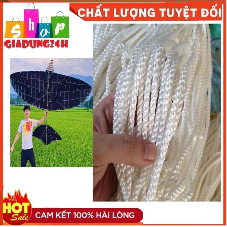 Cuộn 180m dây dù chịu lựa đường kính 2,5mm chuyên dùng thả diều sáo, diều to, đan lưới