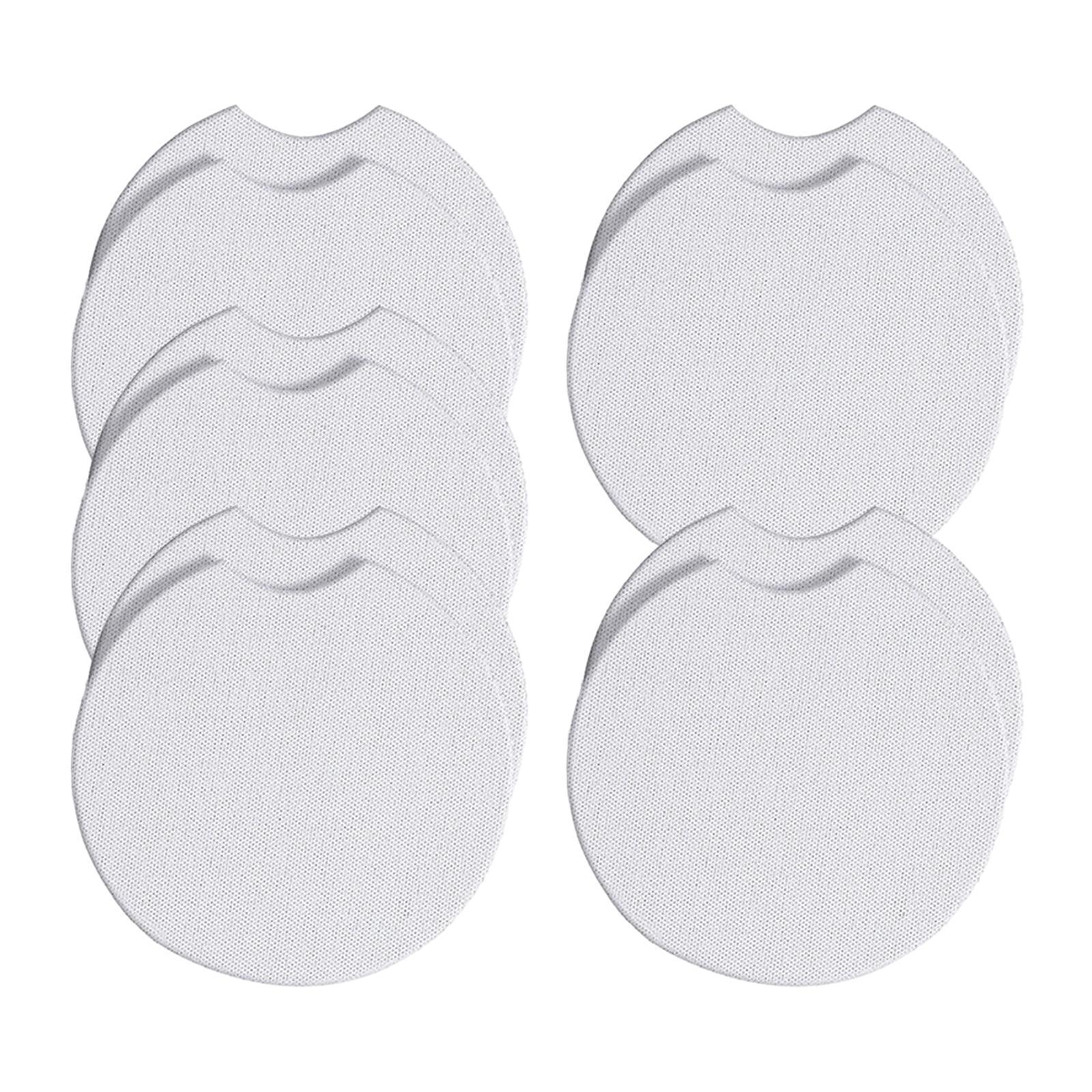 10Pcs Sublimation Blank Coasters Cup Mat Circle Neoprene Heat Transfer Coasters Blank Coasters for for Painting Project Supplies