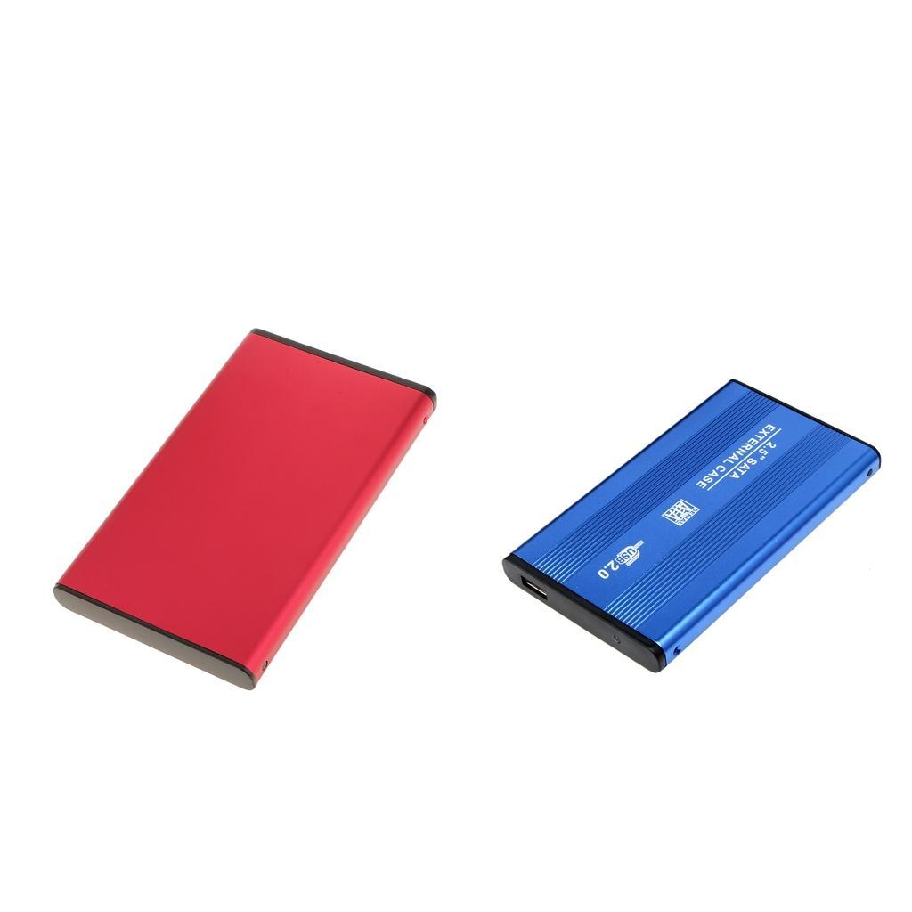 USB2.0 High-speed 480Mbps SATA External 2.5" SSD HDD Hard Drive Enclosure Laptop Disk Case with USB Cable