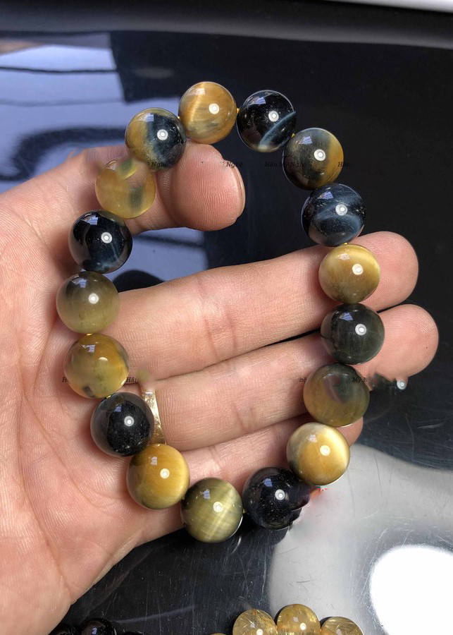 Vòng tay đá chim ưng 14 li vip