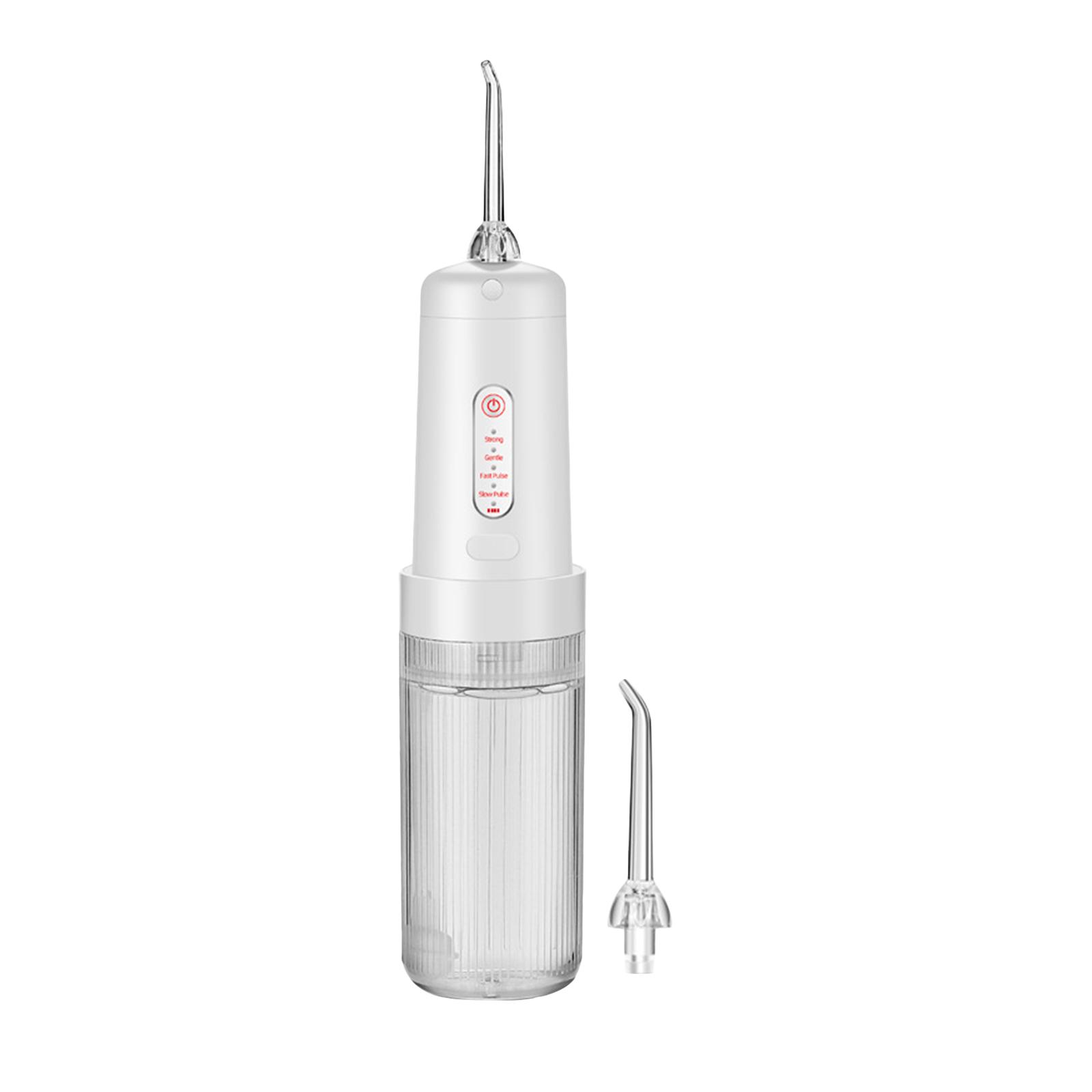 Máy Tăm Nước Không Dây Chống Thấm Nước 4 Chế Độ Máy Chà Sạc Usb Với Bình Nước 200Ml