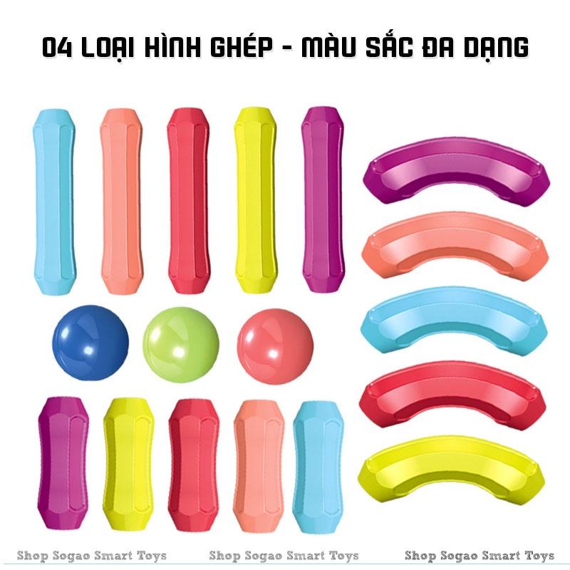 Nam Châm Xếp Hình 64 Chi Tiết Đồ Chơi Thông Minh Phát Triển Tư Duy Sáng Tạo