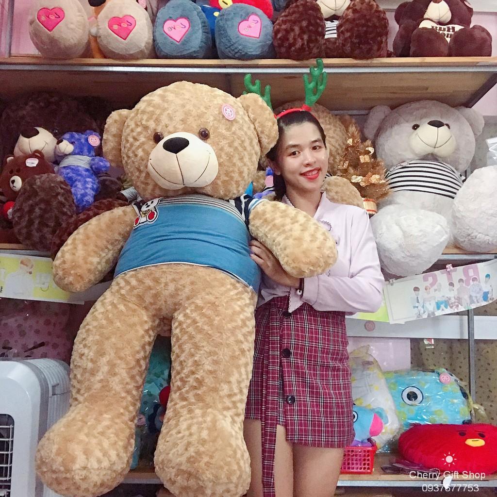 Gấu Bông Teddy Cao Cấp Giá Sốc 1m5 Ảnh Shop Chụp