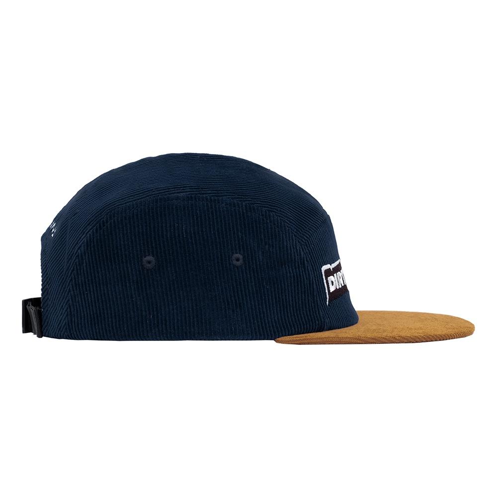 DirtyCoins Nón Corduroy 5 Panels Cap - Blue