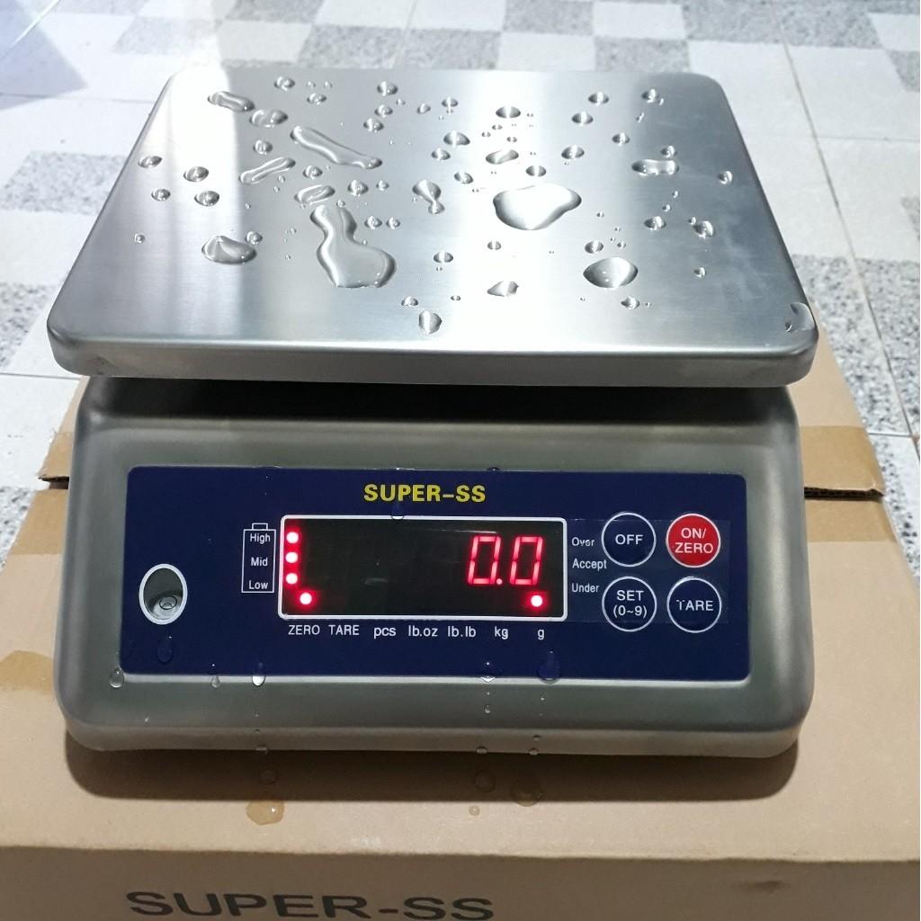 Cân Thủy Sản Chống Nước Super SS - loại 3kg 6kg 15kg 30kg