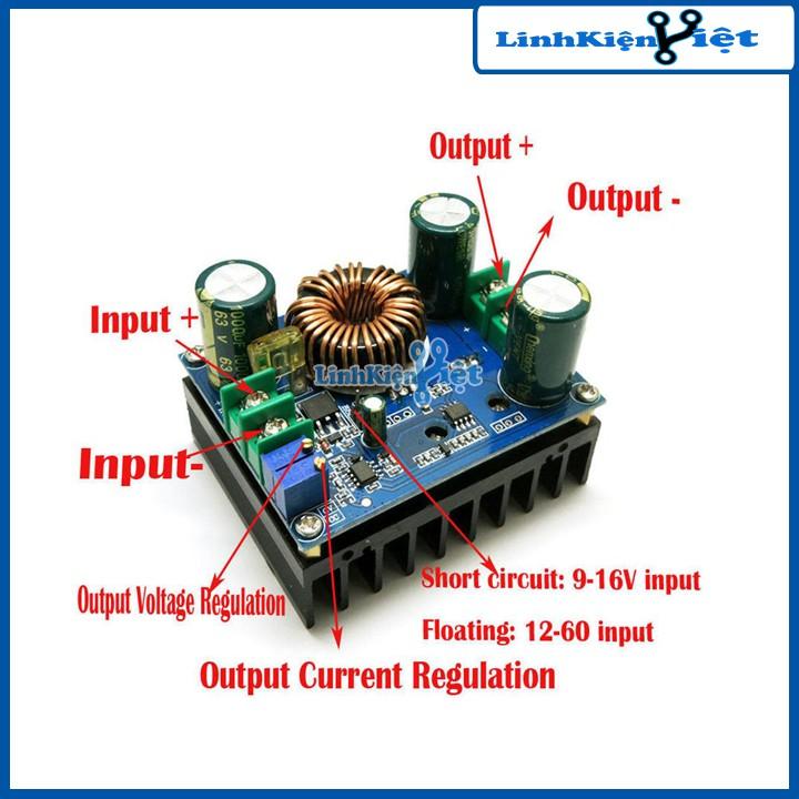 Module Boost 600W DC-DC KT600 Vin 12-60V/Vout 12-80V