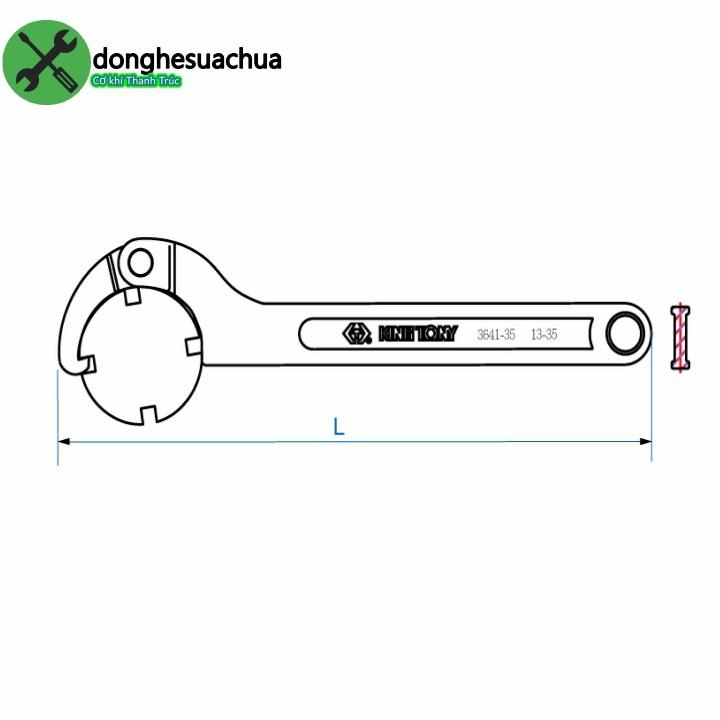 Cờ lê móc Kingtony 3641-50 35-50