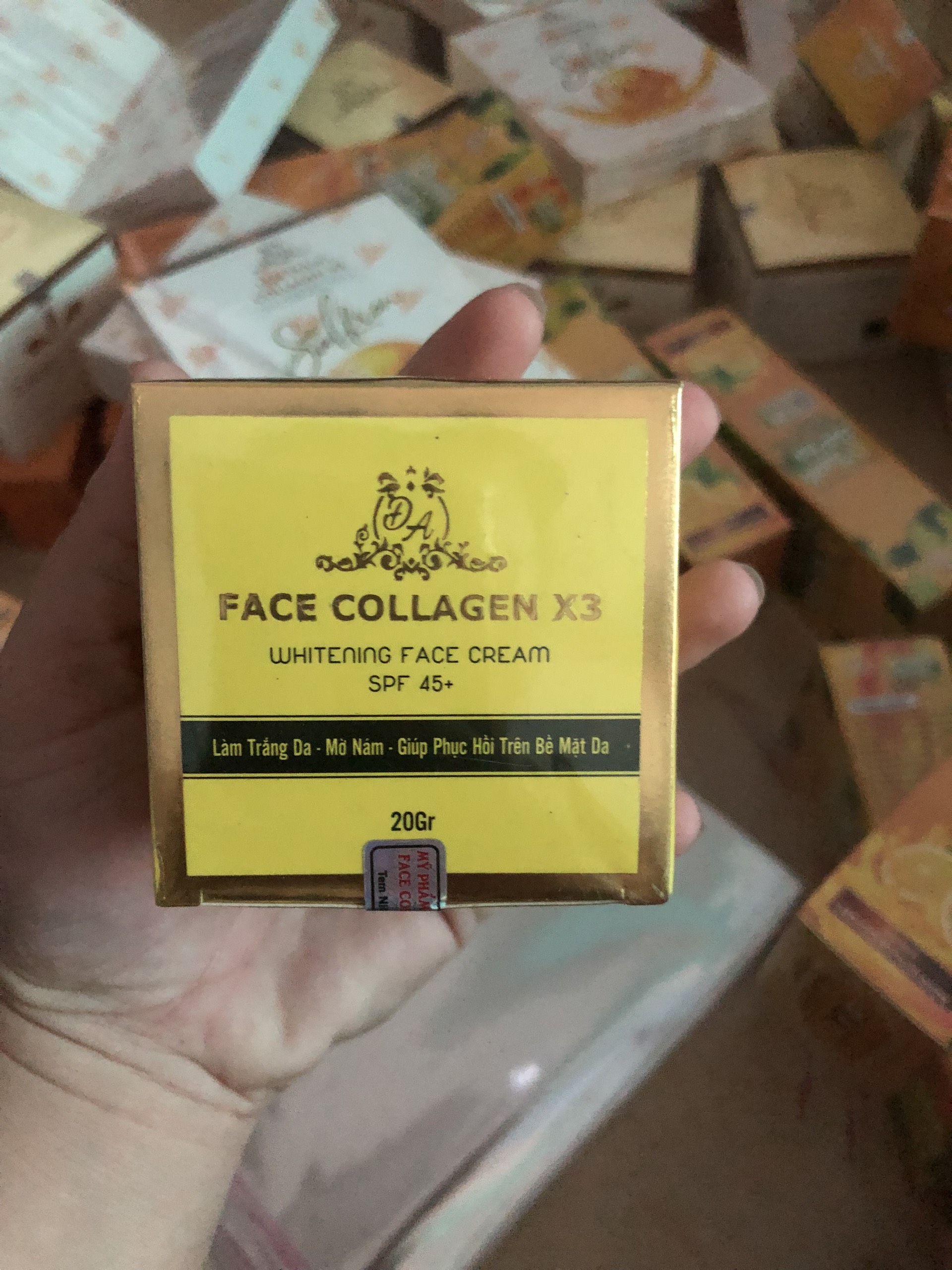 Kem Body Collagen X3 Luxury + Kem Face + Kích trắng da