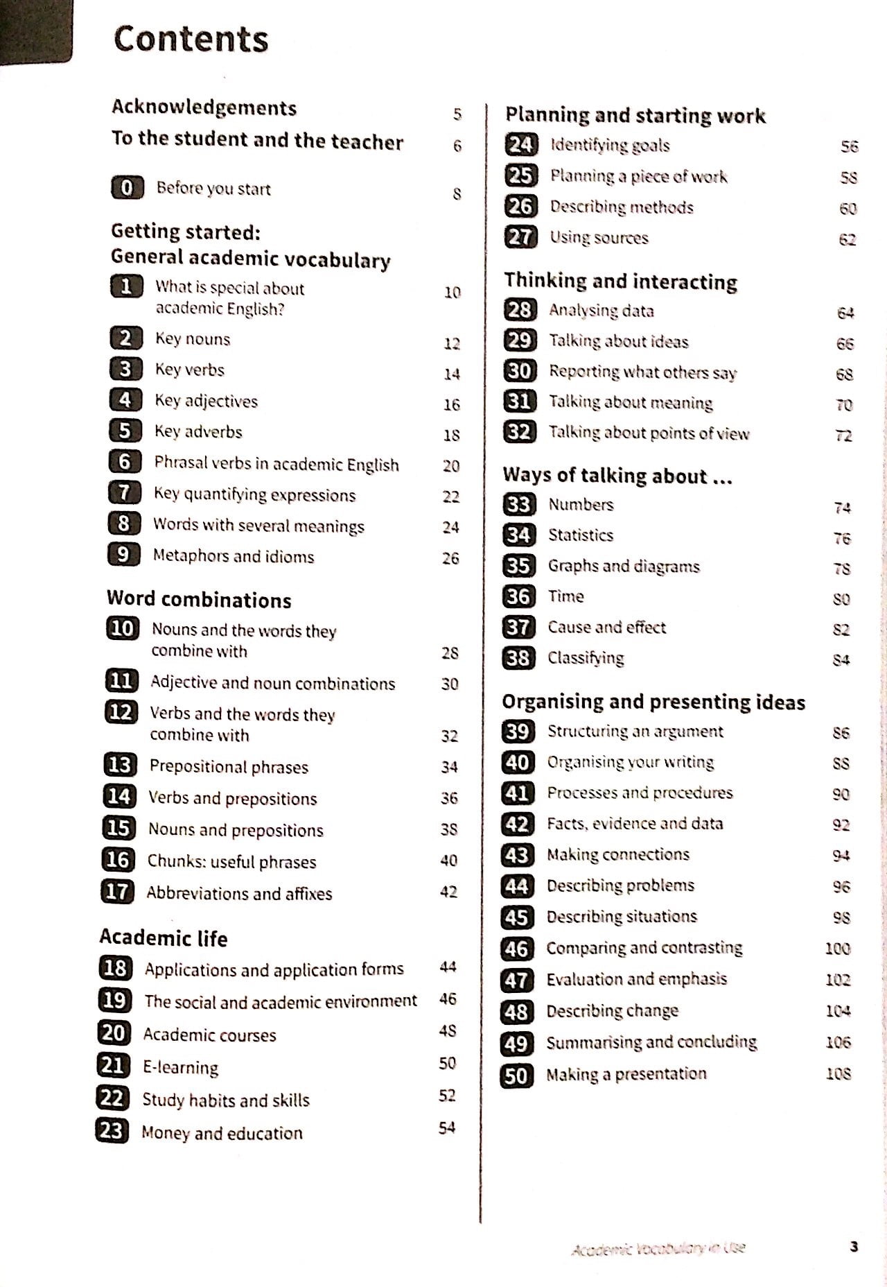 Academic Vocabulary in Use Edition with Answers Edition: Vocabulary Reference and Practice