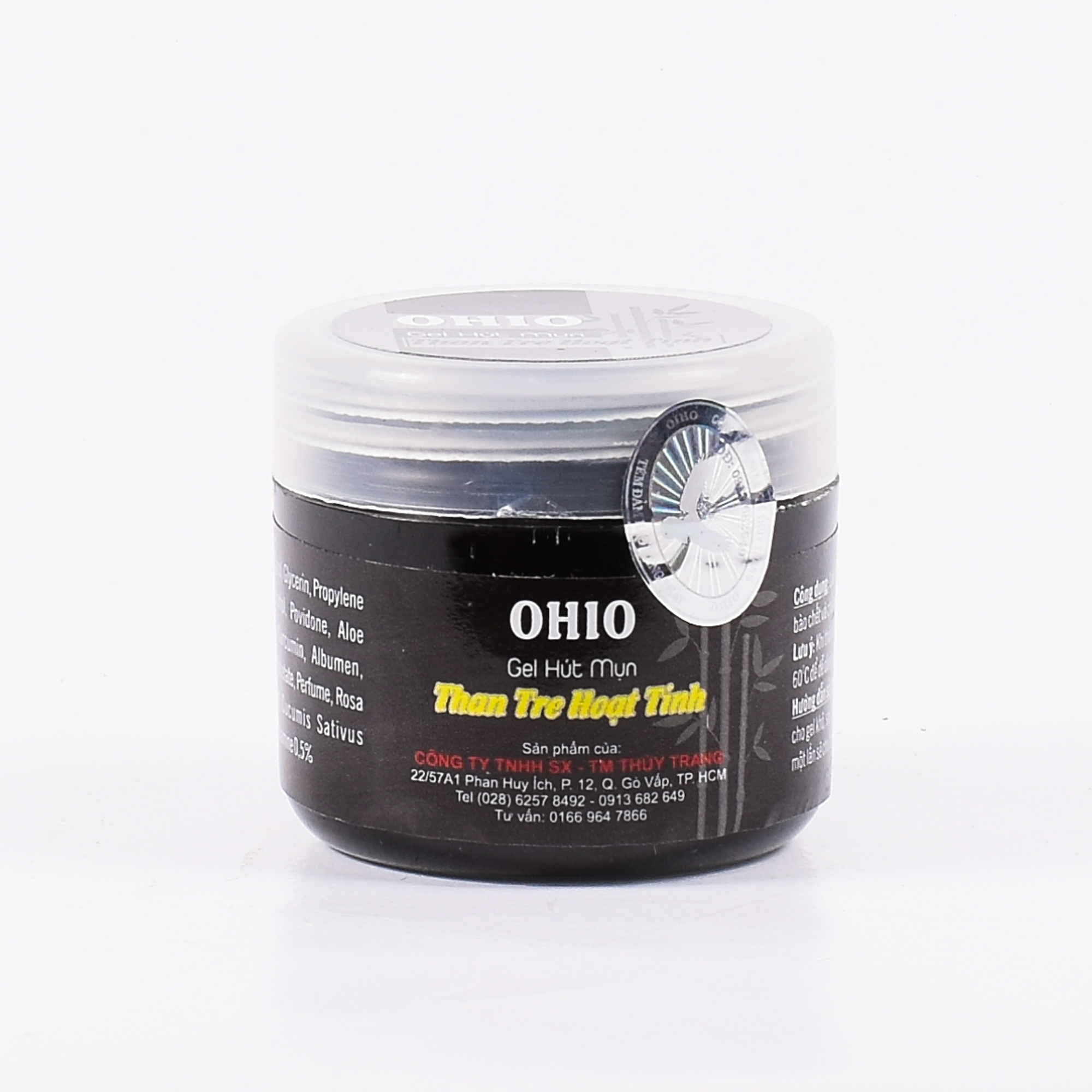 Gel Hút Mụn Đầu Đen Than Hoạt Tính - OHIO ỐC SÊN NEW DAY