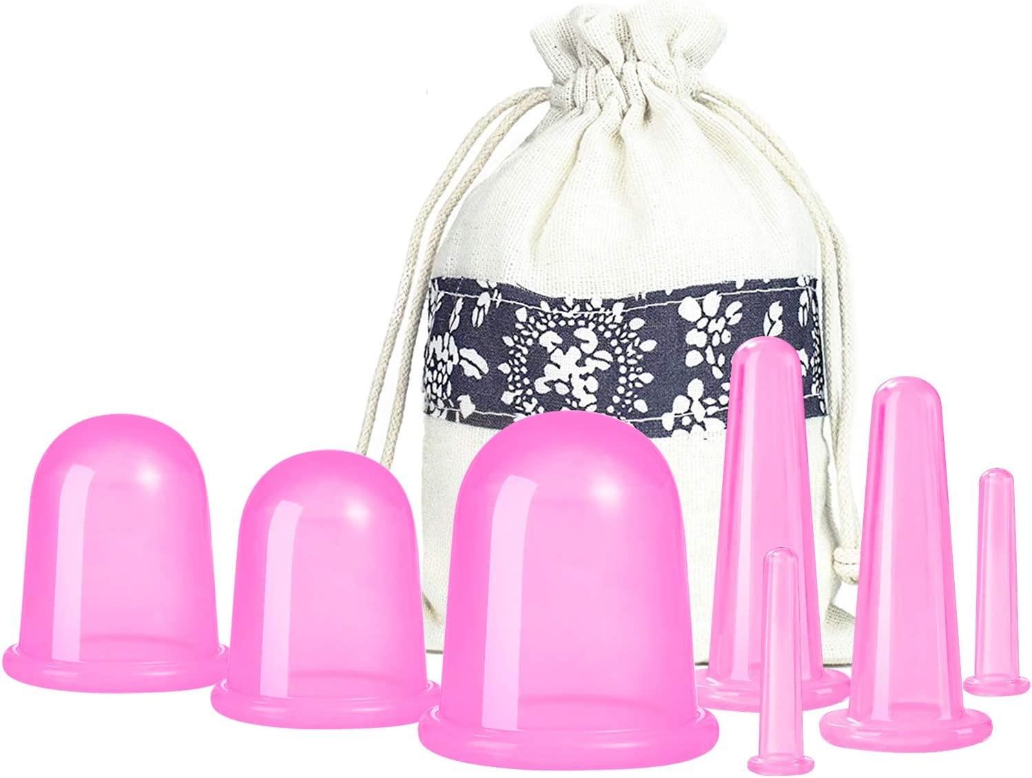 Trị liệu Cupping đặt 7PCS Silicone Anti Cellulite Cul