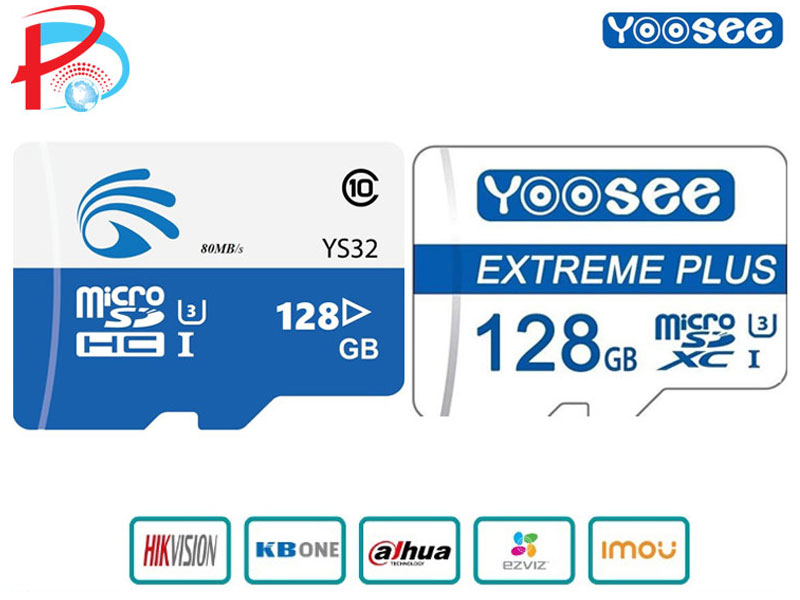 Thẻ nhớ Micro SD Yoosee 128Gb /64G/32G Class 10, Thẻ nhớ camera, Thẻ nhớ điện thoại - hàng nhập khẩu