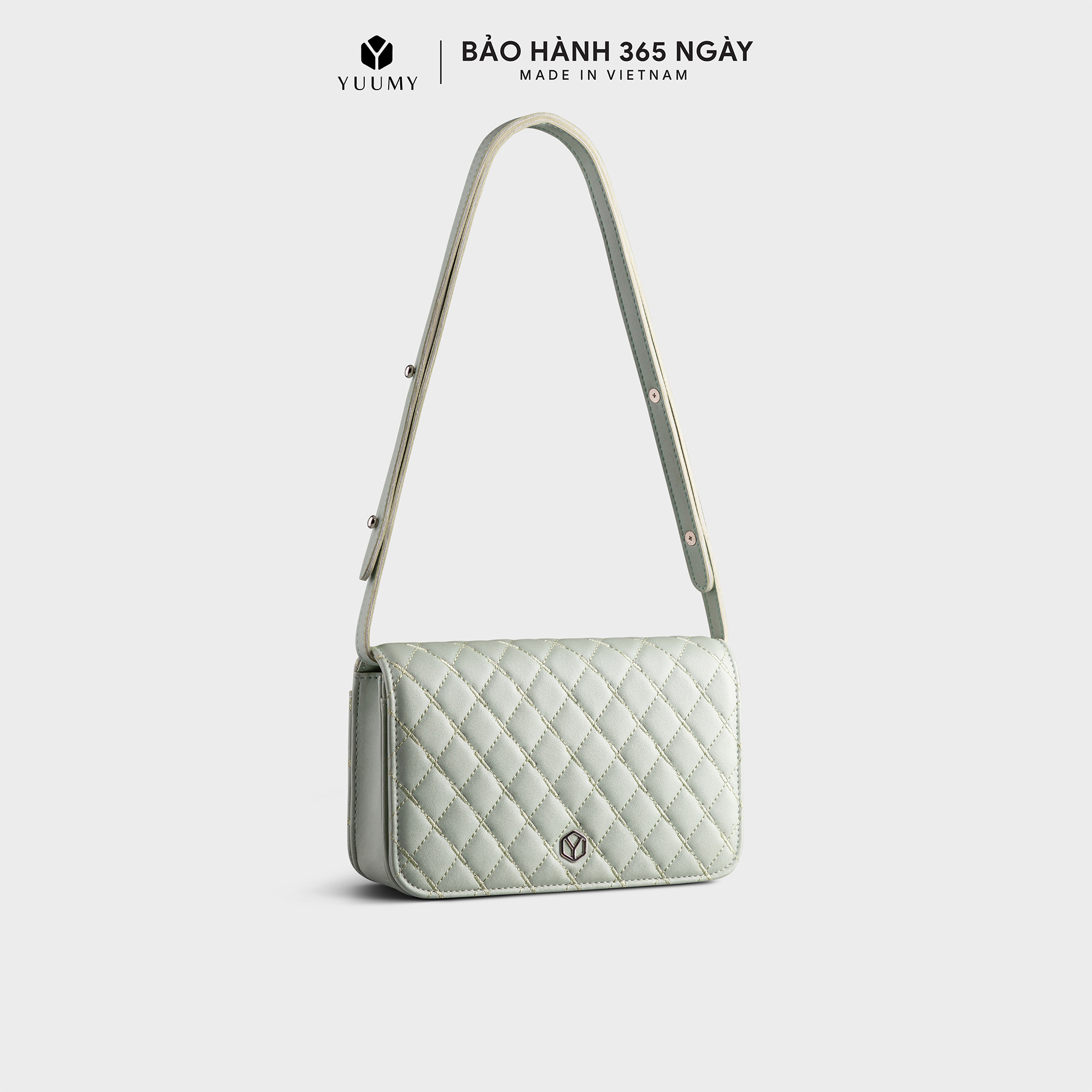 Túi Đeo Chéo Da Nữ Đeo Vai Mini Basic Yuumy Seasand Yn163 - Xanh Ngọc