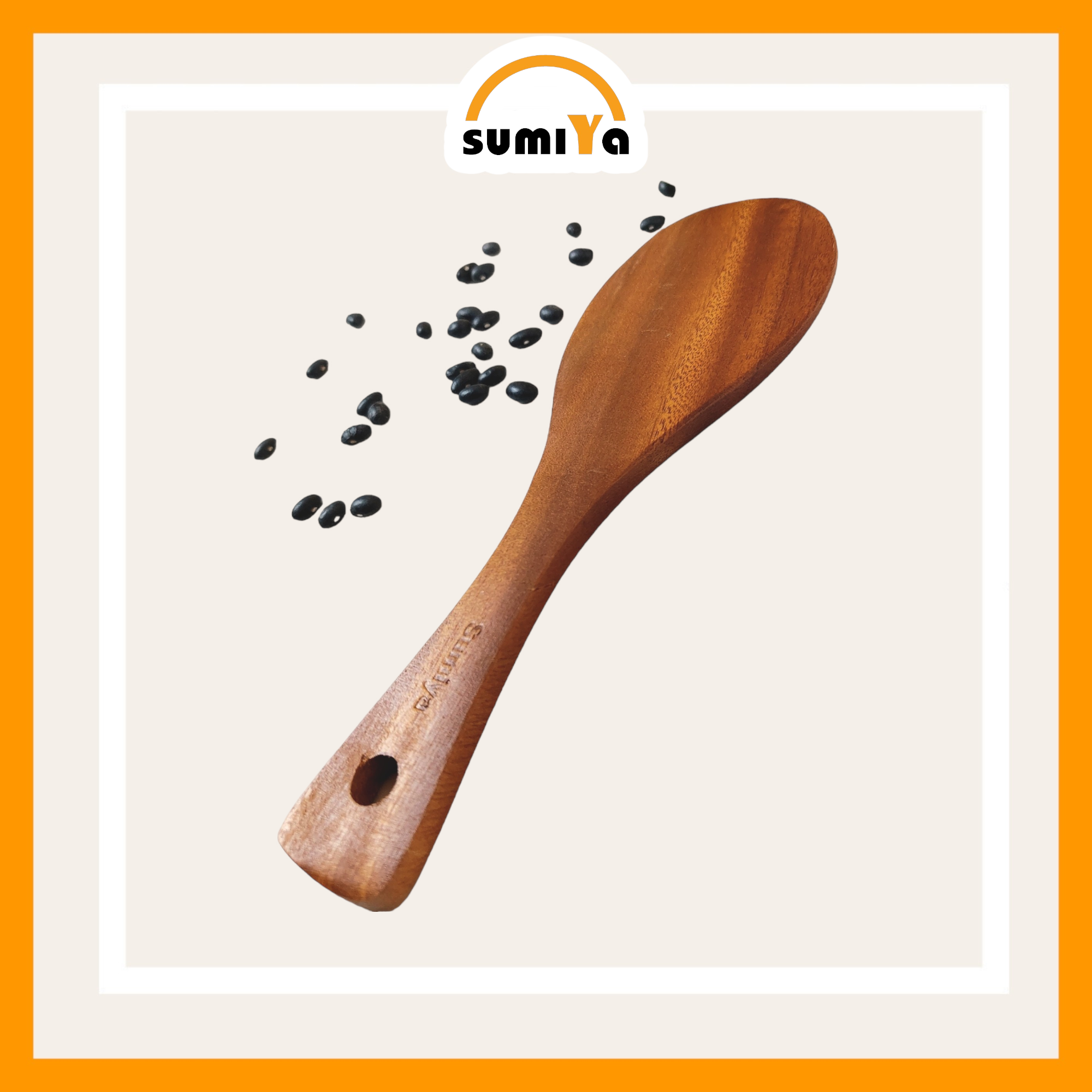 Vá cơm gỗ xà cừ, vá xới cơm gỗ tự nhiên