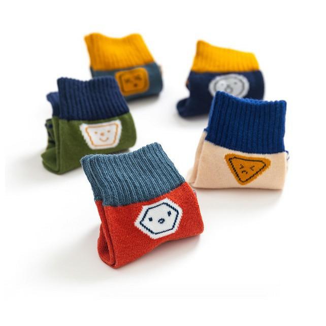 Set 2 đôi tất Kid Sock chống trượt điều hòa cho bé