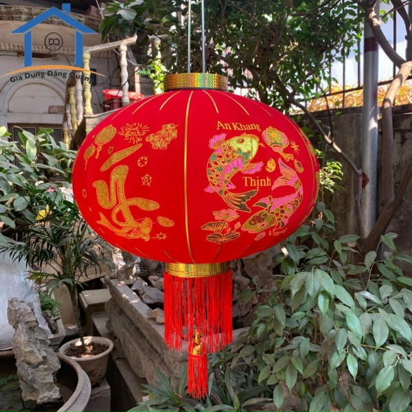Đèn Lồng đỏ trang trí ngày tết size 60cm 80cm