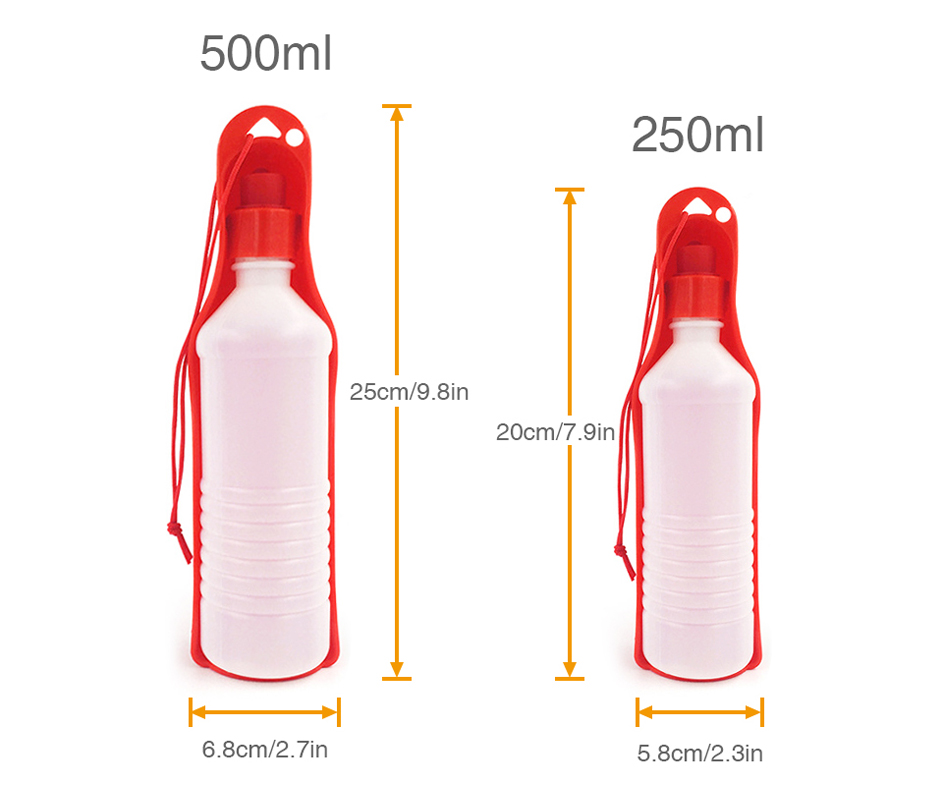 Bình nước cầm tay cho thú cưng - GENYO water bottle 002 ( màu giao ngẫu nhiên )