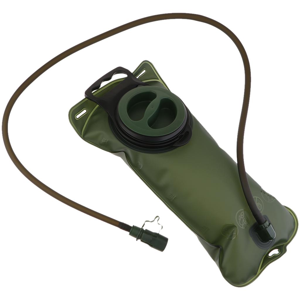 2L Hydration Bladder Water Reservoir Survival Pouch Backpack  Army Green