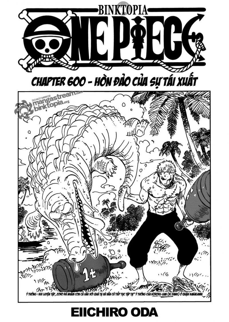 đảo hải tặc - one piece chapter 600 1