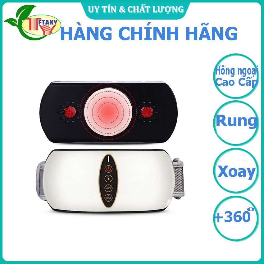 Đai massage bụng- rung lắc và xoay tan mỡ bụng hiệu quả Đai Massage đốt cháy chất béo- hồng ngoại giảm đau nhức- làm thon gọn cơ thể