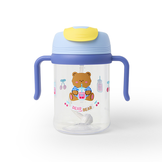 Bình nhựa trẻ em có tay cầm LocknLock 420ml - 2 Màu - ABF852