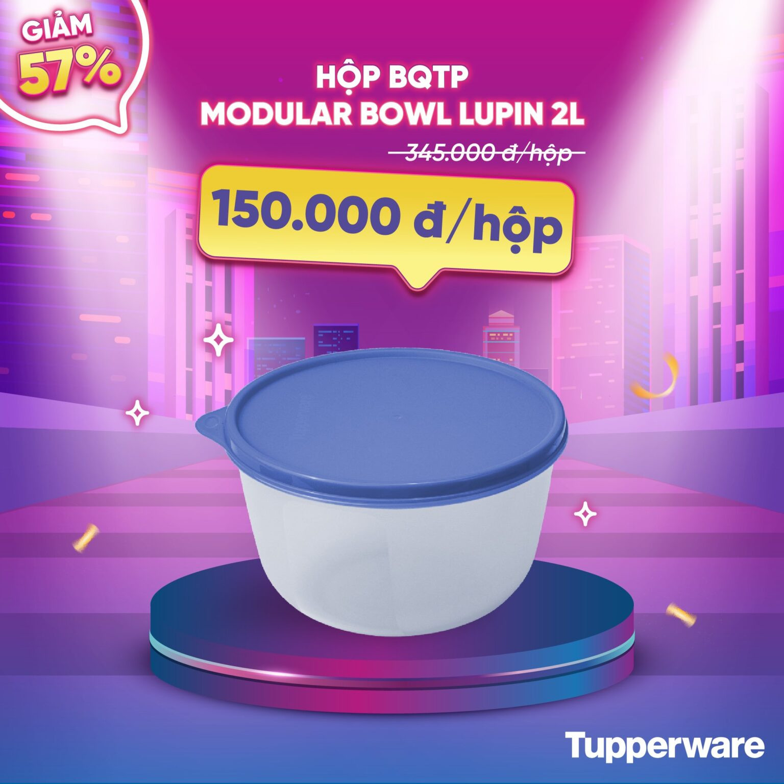Hộp Modular Bowl 2l
