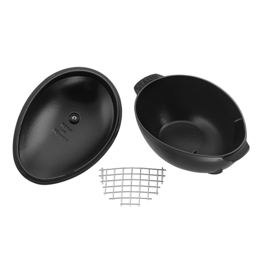 Nồi Gang STAUB Oval Mussel Màu Đen - 25cm (2L)