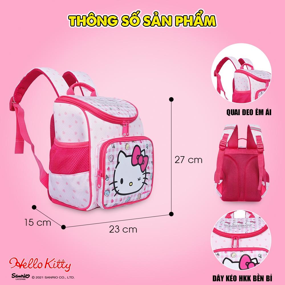 Balo Học Sinh Hello Kitty Siêu Nhẹ Dành Cho Bé Gái C11070WS_KIT7 Dành Cho Mẫu Giáo