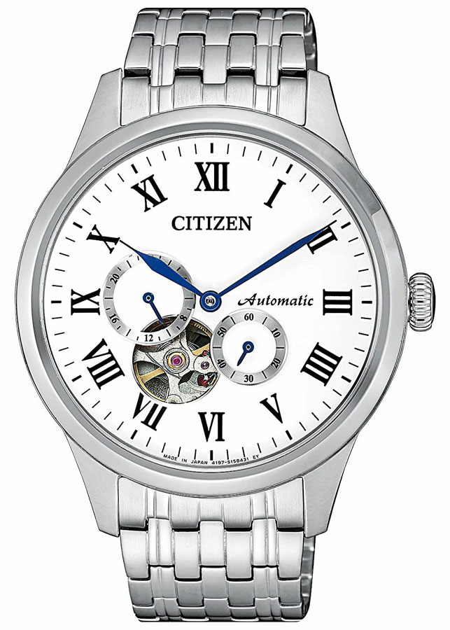 Đồng Hồ Nam Citizen Dây Thép Không Gỉ Máy Cơ-Automatic NP1020-82A - Mặt Trắng