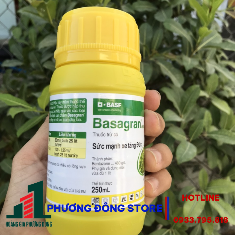 Thuốc trừ cỏ Basagran 480SL- chai 100ml, chai 250ml