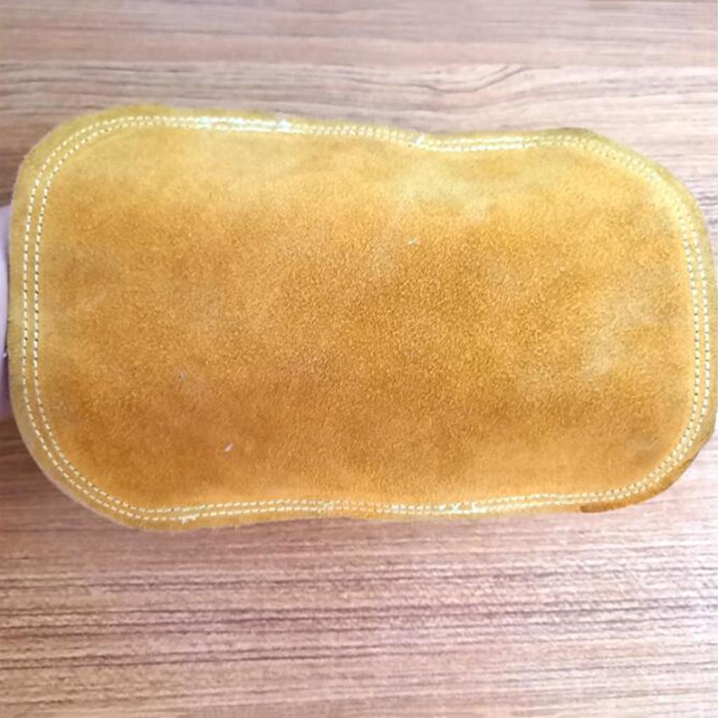 Articifial Cowhide Leather Welding Sleeves Protective Arm Sleeve for Welder