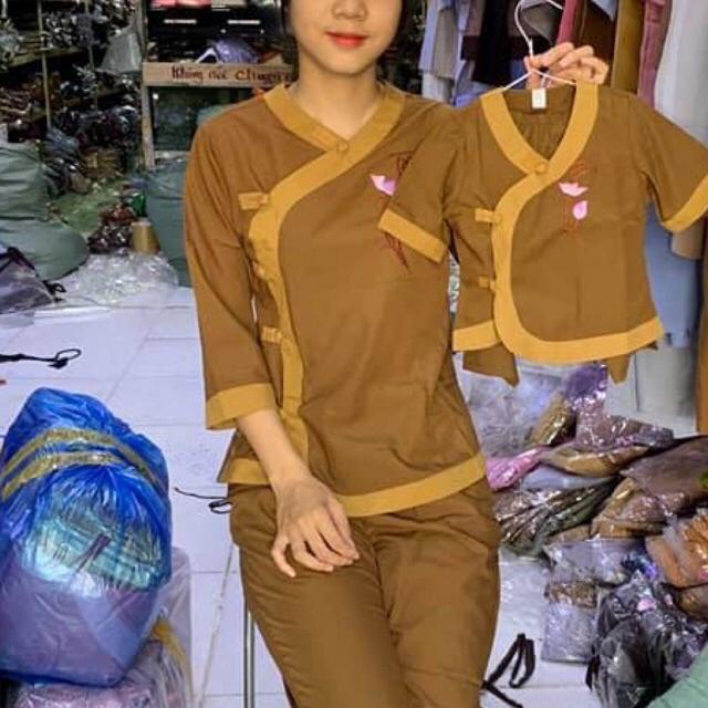 Đồ Lam Đi Chùa # Tim Phối