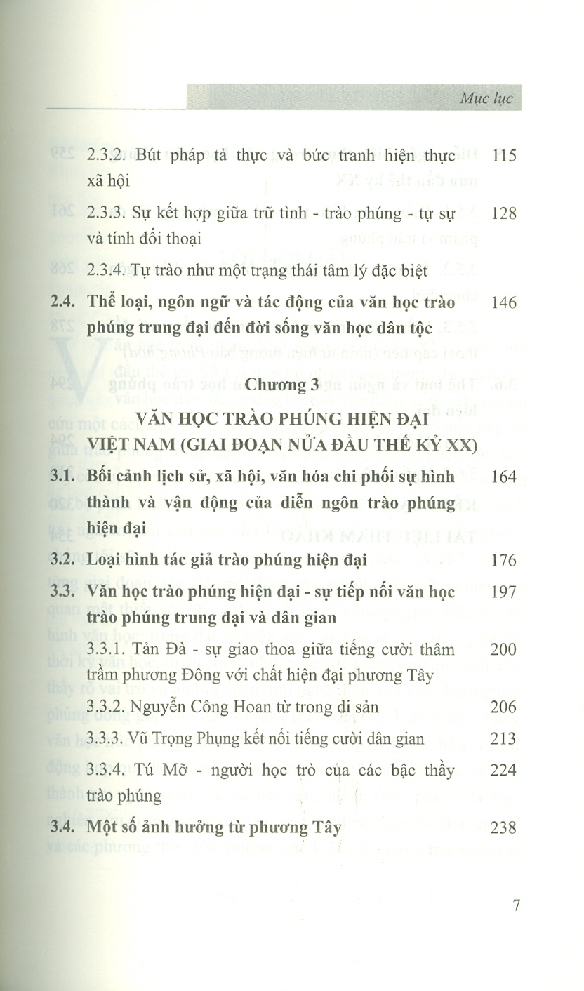 Văn Học Trào Phúng Việt Nam (Từ Thế Kỷ XVIII Đến Nửa Đầu Thế Kỷ XX) (Chuyên luận)