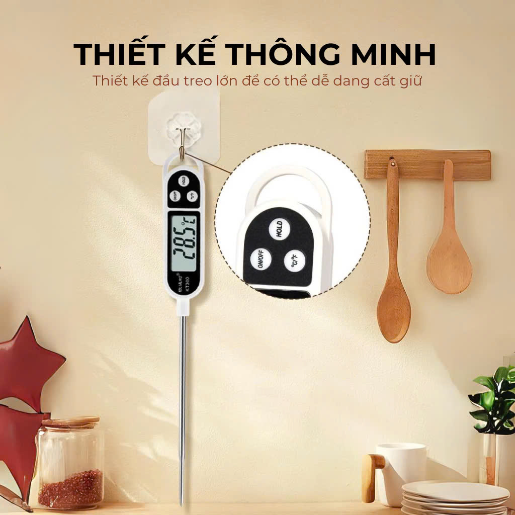 Nhiệt Kế Đo Nhiệt Độ Sữa và Đồ Ăn Cho Bé Nhiệt kế đo thực phẩm