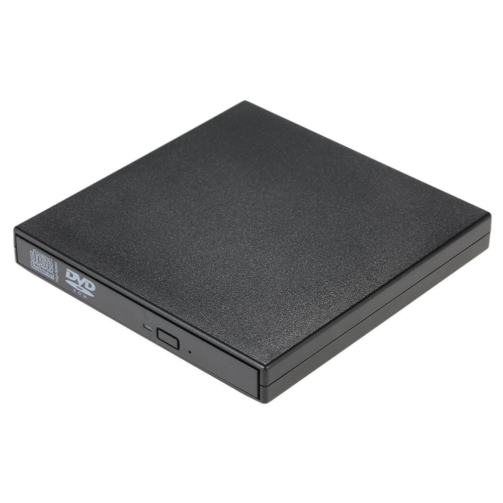 USB 2.0 Portable Slim External DVD/CD-RW Optical Disc Drive Reader Writer Player with Combo CD-RW Burner for MacBook/Air/Pro Laptop PC Desktop