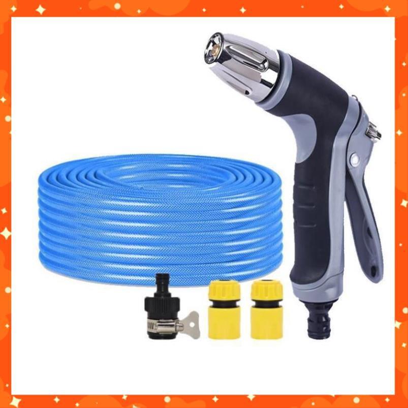 Bộ dây và vòi xịt rửa xe tưới cây tăng áp 7-10m 206817