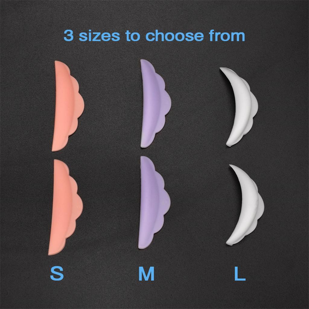 6 Pairs Eyelash Perming Lifting Silicone Pads Lashes Guard Shield Makeup Kit