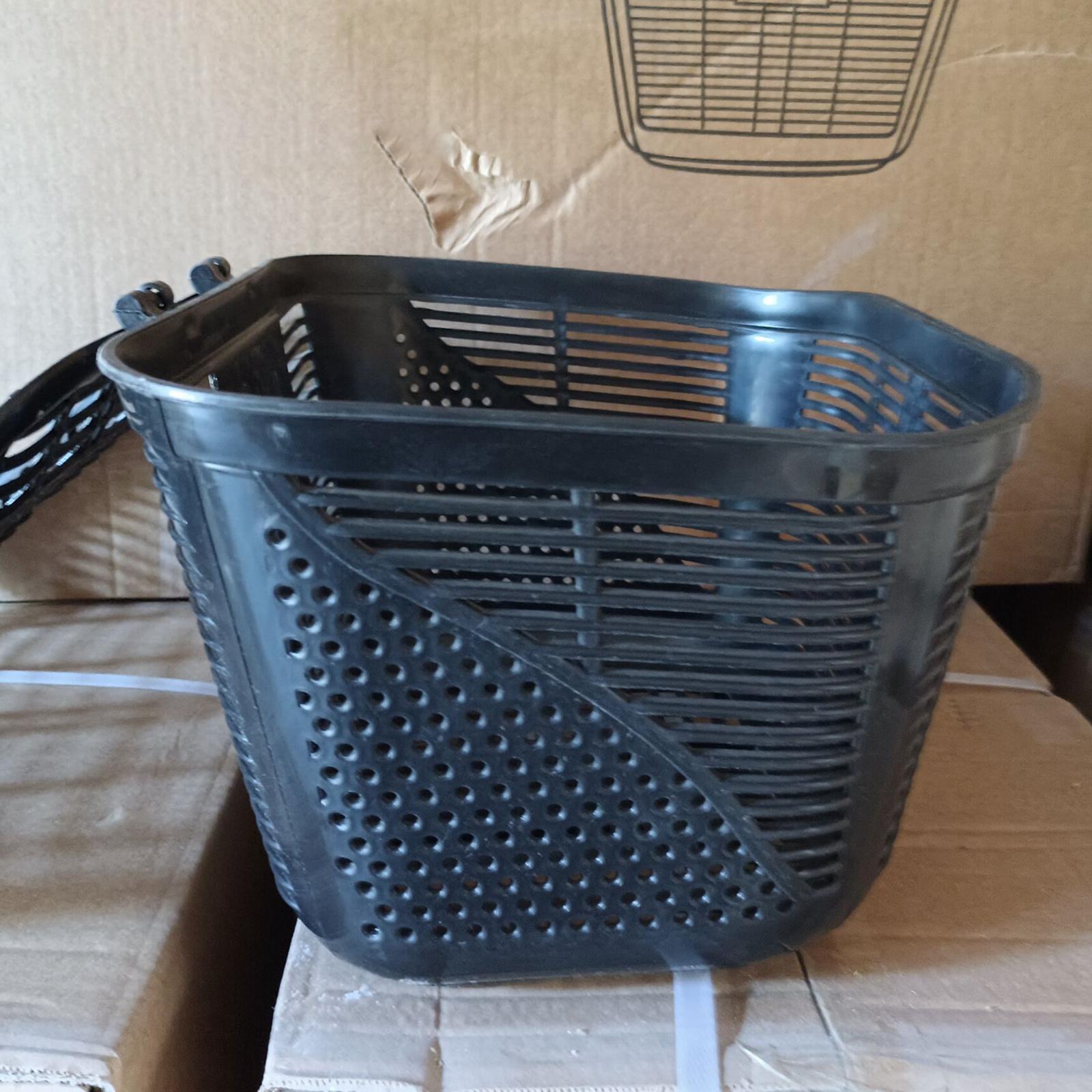 Bike Basket Removable Durable Bike Storage Baskets Bike Accessories with Lid