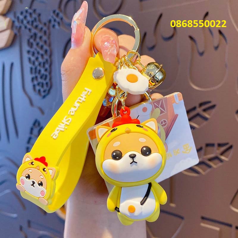 Móc khoá dễ thương móc chìa khoá ô tô xe máy cute chất liệu cao cấp - hàng chính hãng