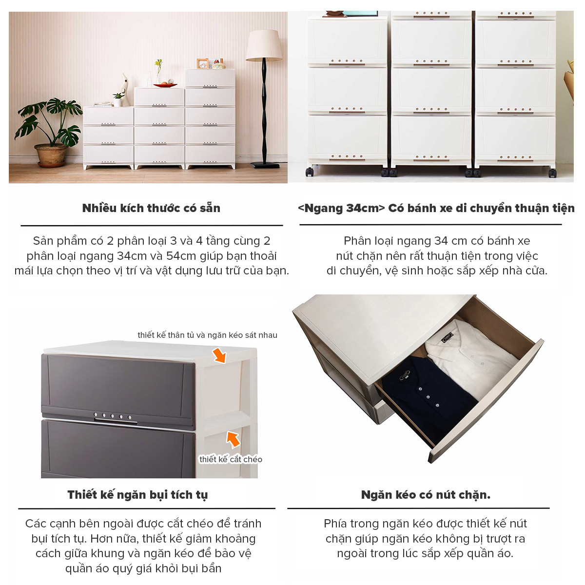 TENMA Tủ Quần Áo Profix Room Case JAPAN QUALITY Nhiều Tầng, Có Bánh Xe Dễ Dàng Di Chuyển