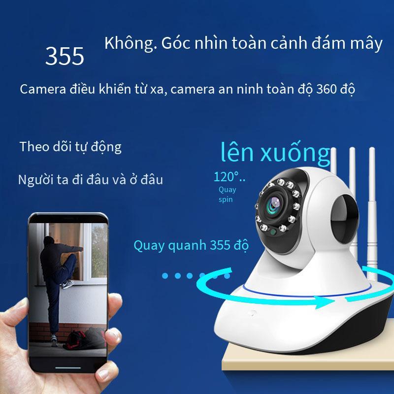 Giao hàng nhanh Jiwei camera không dây wifi màn hình điện thoại di động điều khiển từ xa mạng gia đình tầm nhìn ban đêm độ nét cao ba ăng ten lắc đầu máy
