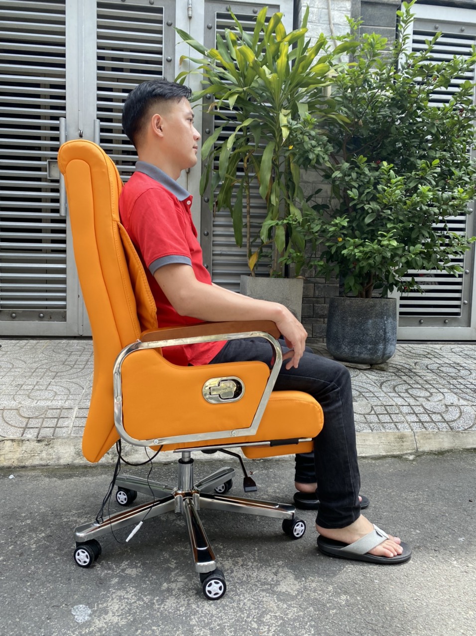Ghế giám đốc ngả lưng thư giãn Rung Massage 07 điểm AMA-MCN003-U3